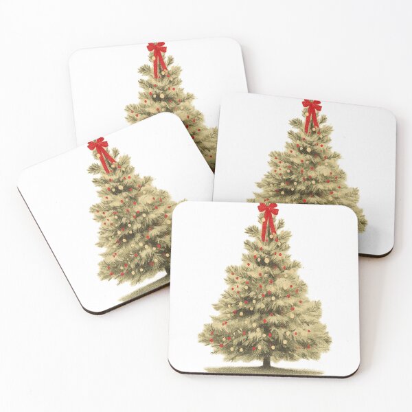 Item preview, Vintage Christmas Tree – Classic Holiday Glow Print designed and sold by TheNameCraftery.