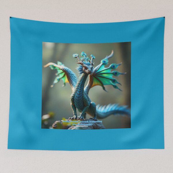 Item preview, Young Crested Peacock Dragonling (Female, Pre-Molt) designed and sold by Oceandiana.