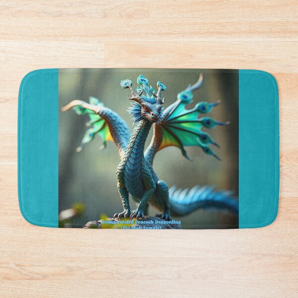 Item preview, Young Crested Peacock Dragonling (Female, Pre-Molt) designed and sold by Oceandiana.