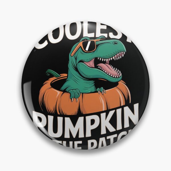Item preview, Coolest Pumpkin In The Patch TRex Dinosaur Pumpkin Halloween designed and sold by NailMolisa.
