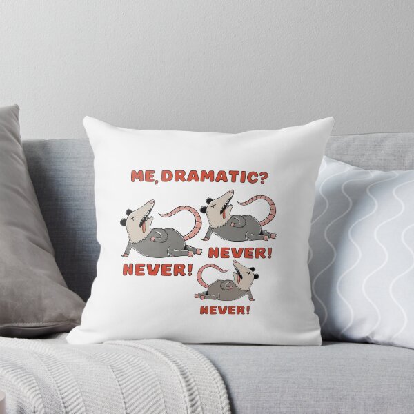 Item preview, Me, Dramatic? Never! — Funny Opossum Screaming Cartoon designed and sold by Colorful-Garden.