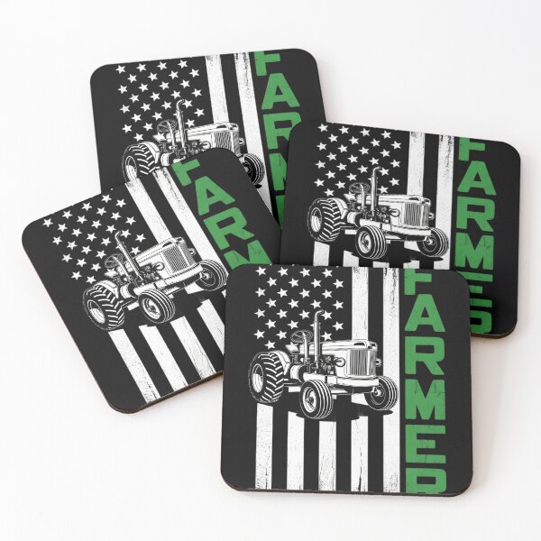 Item preview, Flag with Tractor - Patriotic Farmer & Farming  designed and sold by MyzoToyota.