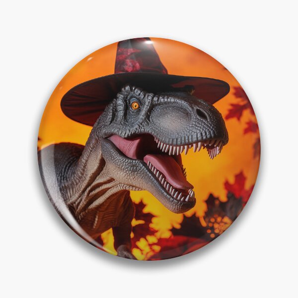Item preview, Cute Halloween Dinosaur with Pumpkin Halloween designed and sold by NailMolisa.