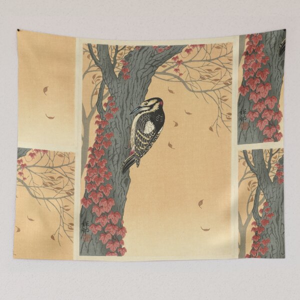 Item preview, Cicada on a Tree by Ohara Koson : Shin Hanga Japanese Poster designed and sold by artofuniverse.
