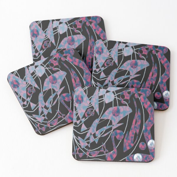 Item preview, transient forms duotone turbulent colorful abstract design designed and sold by SmashingDeals.