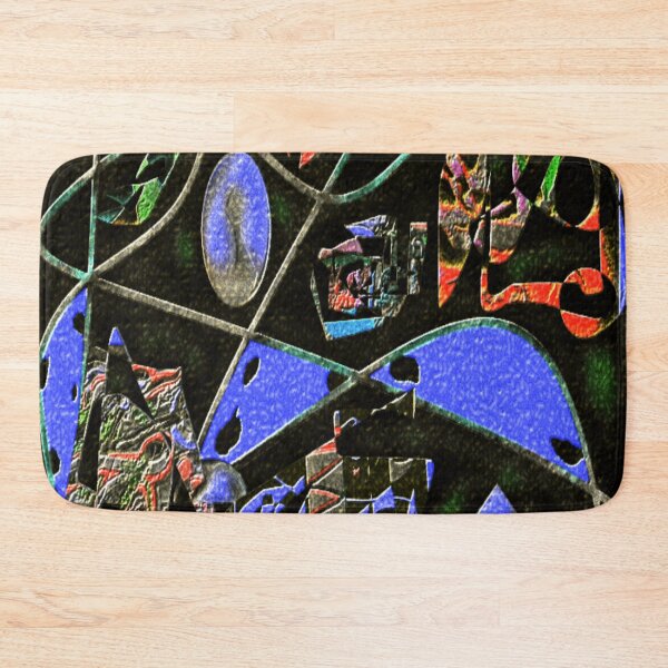 Item preview, symbols surreal eroded metal colorful geometric design designed and sold by SmashingDeals.