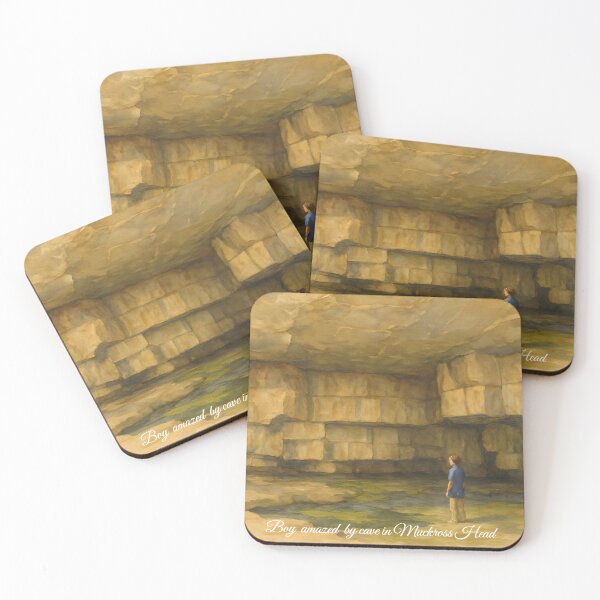 Item preview, Boy Amazed by Cave at Muckross Head Kilcar Co Donegal designed and sold by OliDesigns.