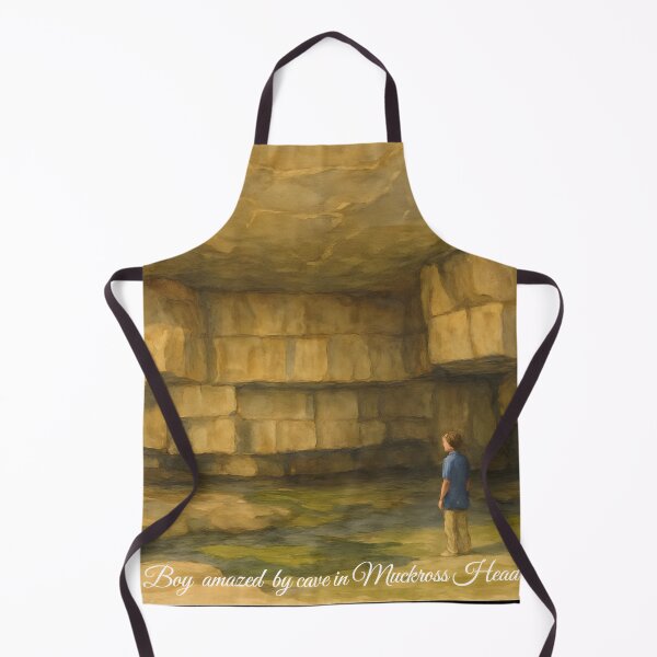 Item preview, Boy Amazed by Cave at Muckross Head Kilcar Co Donegal designed and sold by OliDesigns.