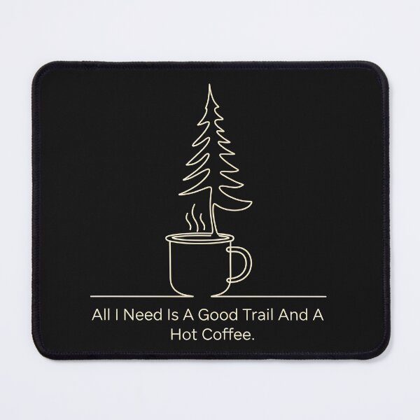 Item preview, Trail Coffee line art tree cup design designed and sold by Fuechse.