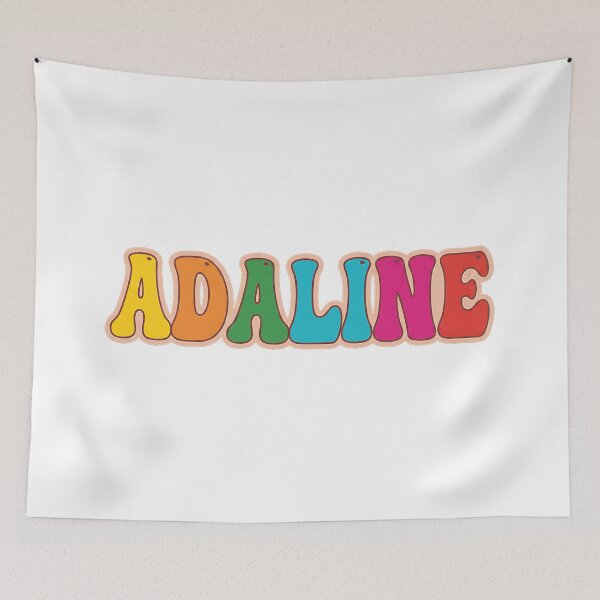 Item preview, ❤️ Adaline Personalized Name Wavy Retro Shirt, Coffee Mug, Sticker Gift designed and sold by HelixPedia.