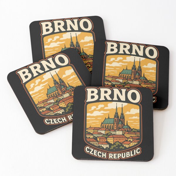 Item preview, Brno Czech Republic Retro designed and sold by TomFrontierArt.