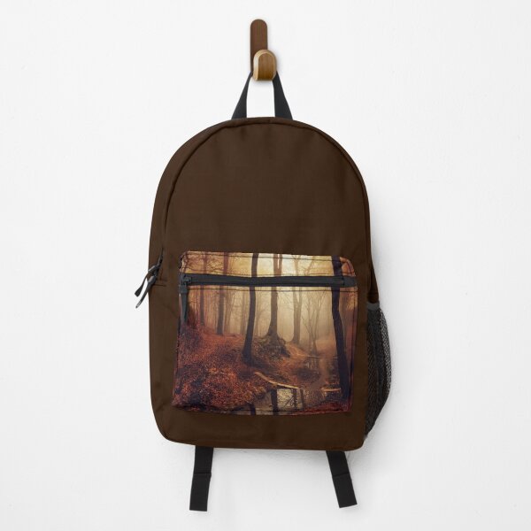 Item preview, Forest Creek at Sunrise in Fall designed and sold by Dyrk Wyst Redbubble Shop.