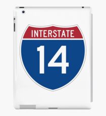Interstate 14 iPad Case/Skin