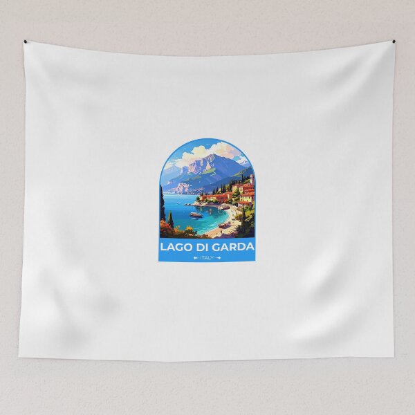 Item preview, Lago Di Garda Italy Sticker designed and sold by TulipaGraphics.