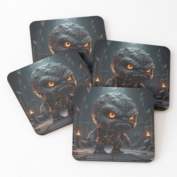 Item preview, Ember-Cracked Stone Guardian designed and sold by digisetumedia.