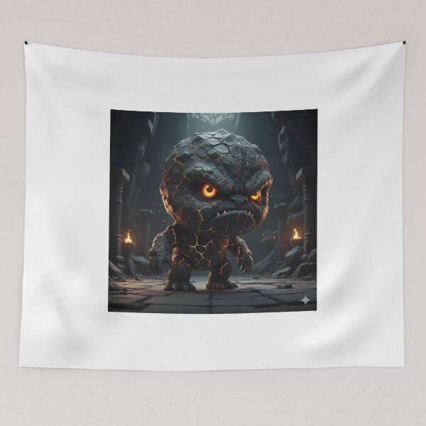Item preview, Ember-Cracked Stone Guardian designed and sold by digisetumedia.
