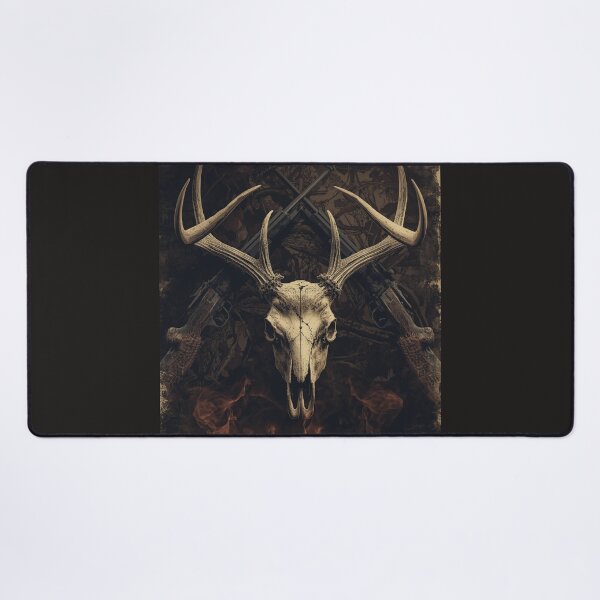 Item preview, Deer Skull with Crossed Rifles Camo Hunting Vintage Design designed and sold by TitanRN.