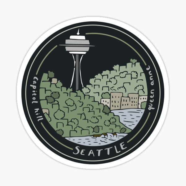 Seattle: Queen Anne and Capitol Hill Sticker