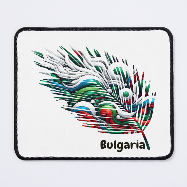 Item preview, Abstract Bulgaria Flag – Feather Design designed and sold by ArteJorge48.