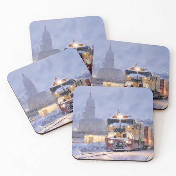 Item preview, Switching on Snowy Tracks designed and sold by RCWatercolours.