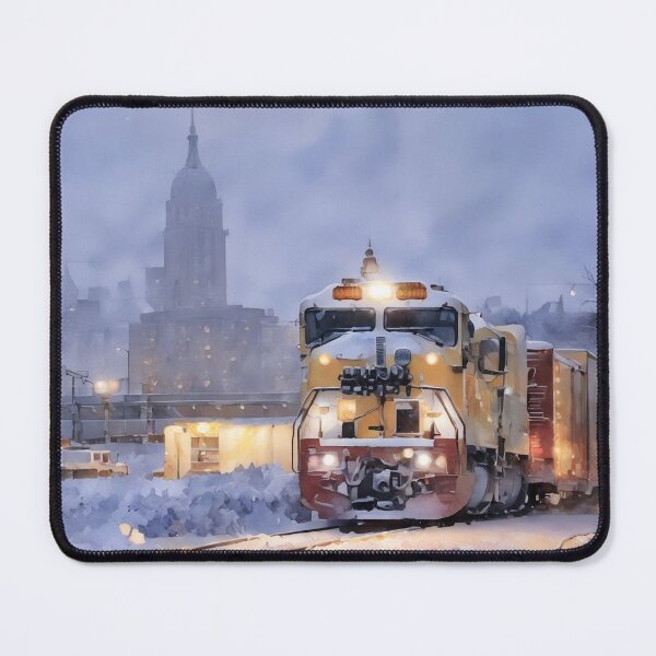 Item preview, Switching on Snowy Tracks designed and sold by RCWatercolours.