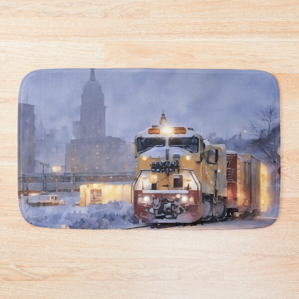 Item preview, Switching on Snowy Tracks designed and sold by RCWatercolours.