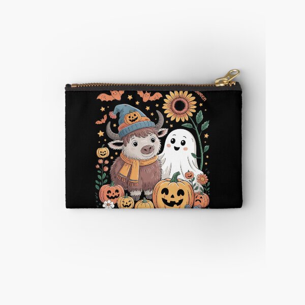 Item preview, Funny Halloween Highland Cow Ghost Spooky Autumn Pumpkin designed and sold by MyzoToyota.