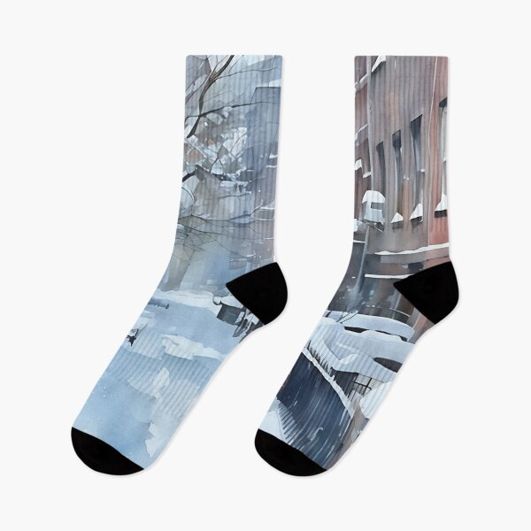 Item preview, Snowbound Stoops designed and sold by RCWatercolours.