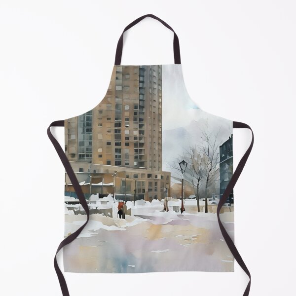 Item preview, Tenements and Towering Snow designed and sold by RCWatercolours.