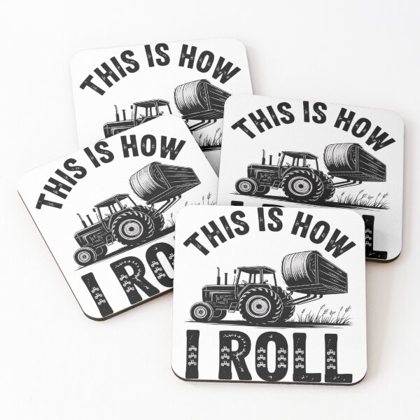 Item preview, Funny Hay Bale How I Roll Cool Farmer Tractor Driver  designed and sold by MyzoToyota.