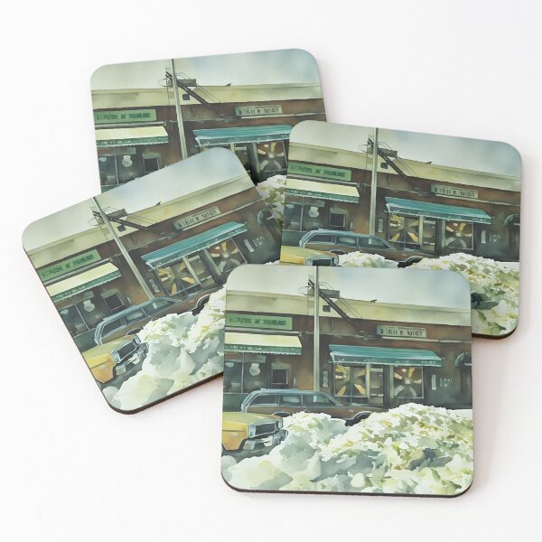 Item preview, Strip Mall Snow designed and sold by RCWatercolours.