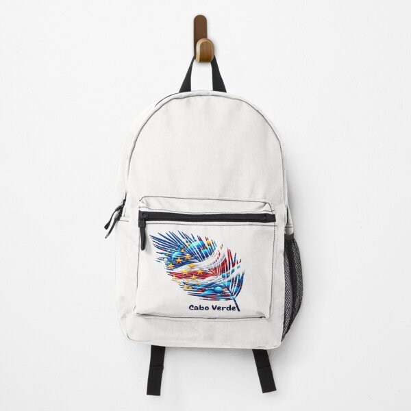 Item preview, Abstract Cape Verde Flag – Feather Design designed and sold by ArteJorge48.