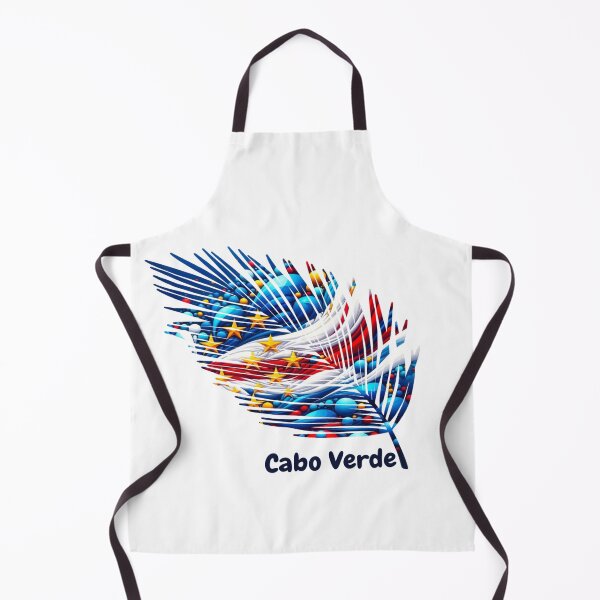 Item preview, Abstract Cape Verde Flag – Feather Design designed and sold by ArteJorge48.