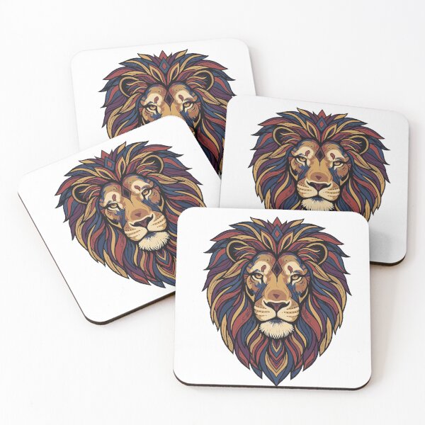 Item preview, Majestic Lion King Geometric Spirit Portrait designed and sold by MartinxMarie.