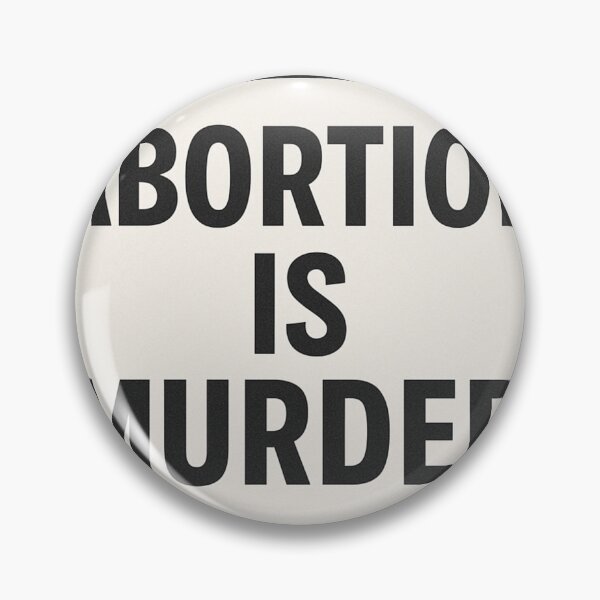 Item preview, Abortion Is Murder designed and sold by StickerMan17.