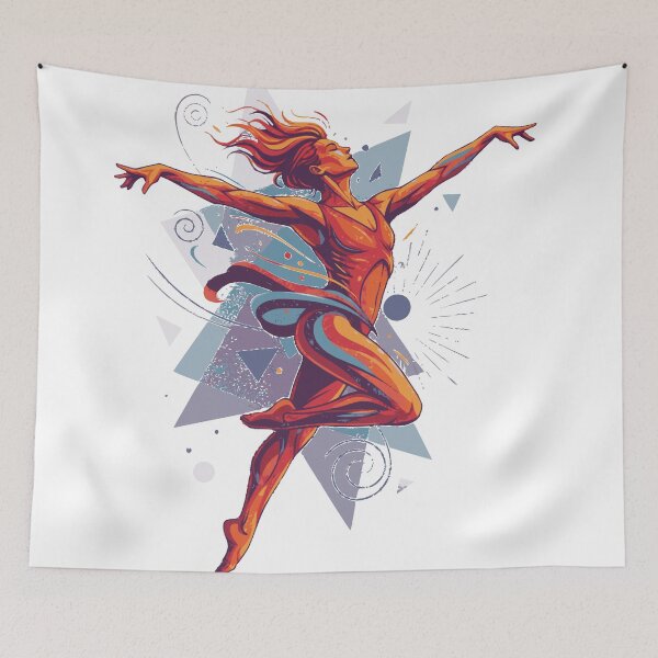 Item preview, Abstract Dancer Free Spirit Motion designed and sold by MartinxMarie.