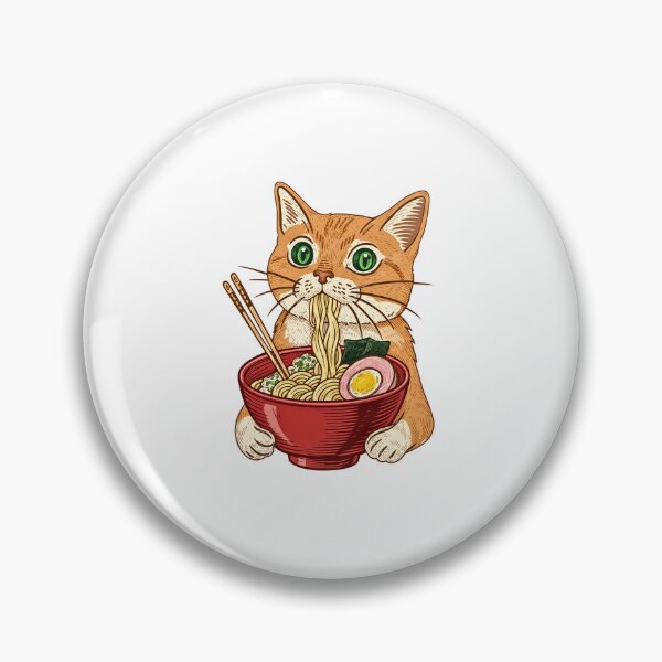 Item preview, Cat Rumen - Curious Cat's Ramen Feast designed and sold by Steele-Art.