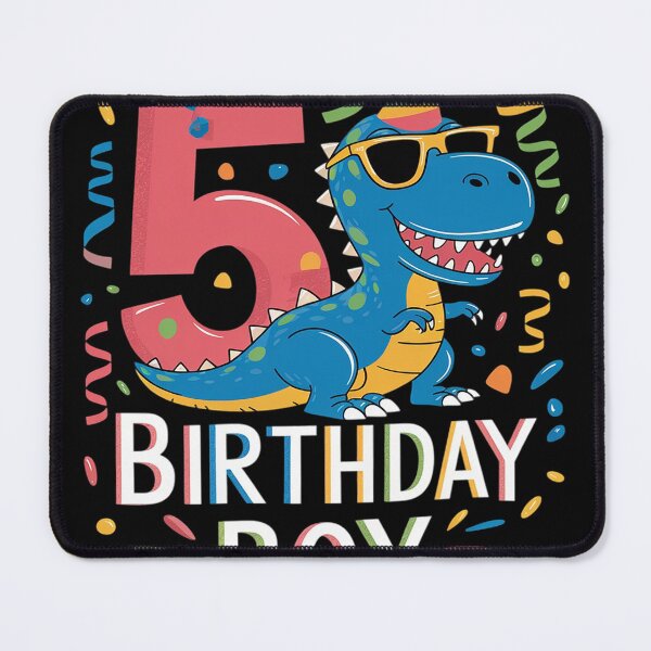 Item preview, Dinosaur 5 year Old Kids 5th Birthday  designed and sold by NailMolisa.