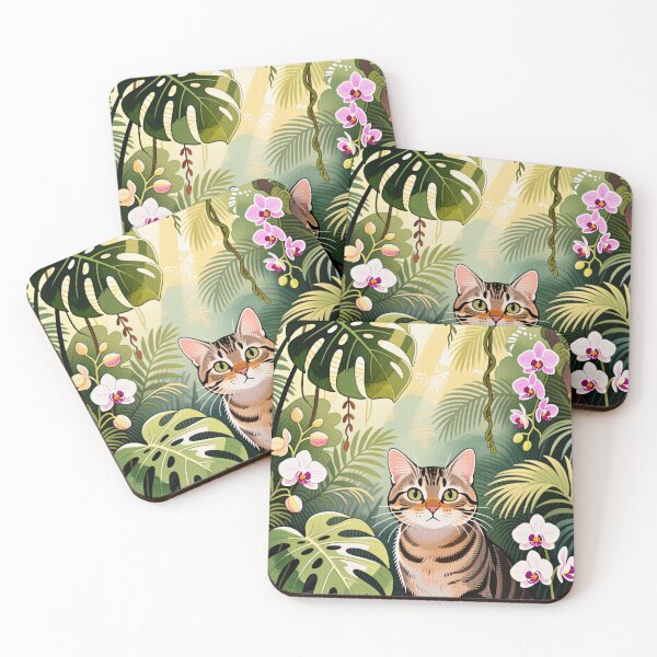 Item preview, Jungle Cat Explorer on a Hidden Adventure designed and sold by MissKoalaJY.