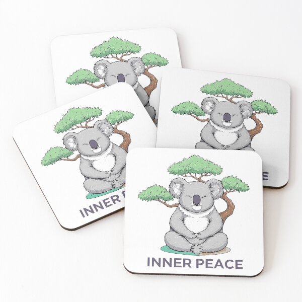 Item preview, Inner Peace Meditating Koala Spirit Animal designed and sold by MartinxMarie.