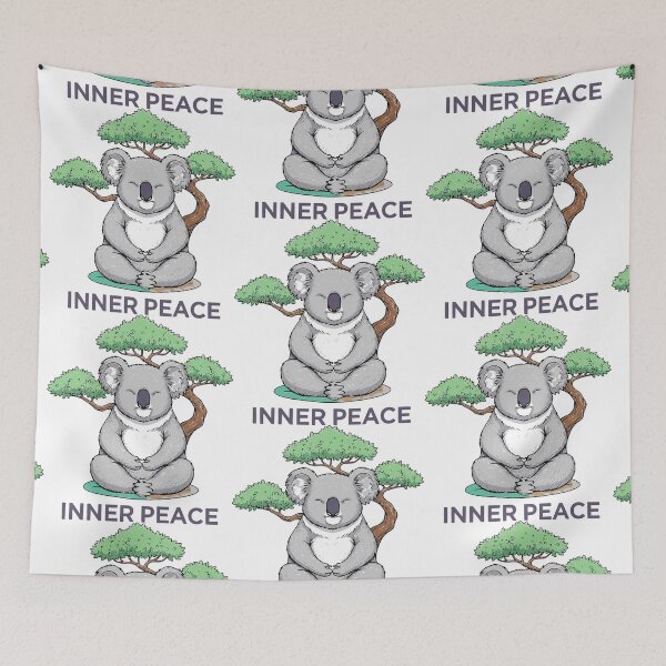 Item preview, Inner Peace Meditating Koala Spirit Animal designed and sold by MartinxMarie.