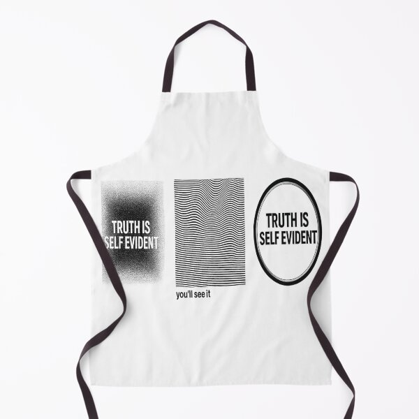 Item preview, Truth Is Self Evident Optical Illusion Tee – Moiré “You’ll See It” designed and sold by POD DYNASTY.