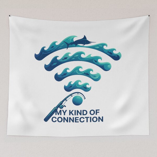 Item preview, Clever Fishing Rod Wi-Fi Signal Connection Design designed and sold by EverBranz-stor.