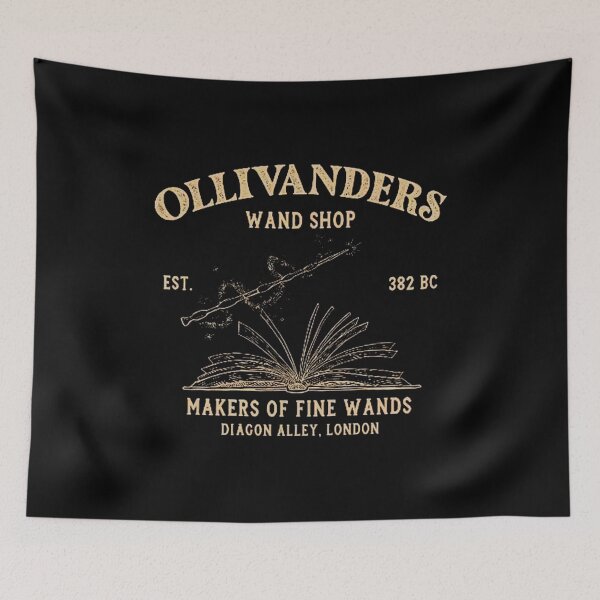 Item preview, Olivander Wand Shop Wizard World Fan Art designed and sold by lesqiana.