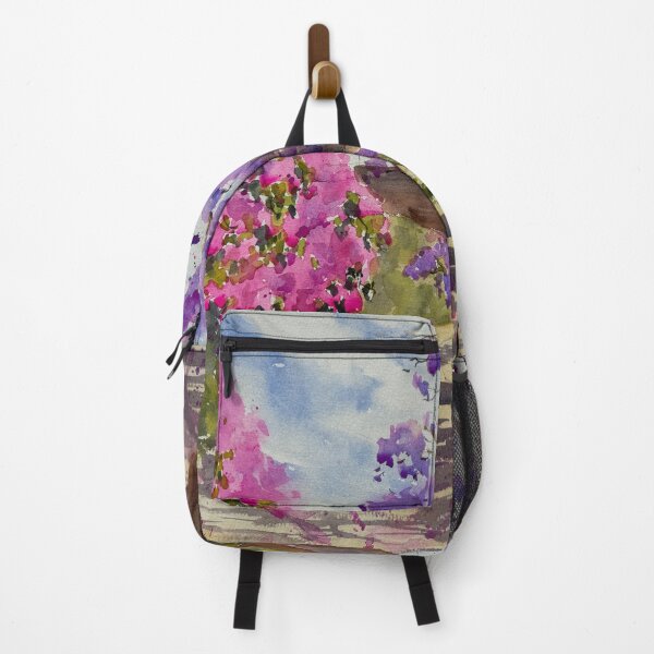 Item preview, Street in Wollstonecraft with jacaranda and bougainvillea designed and sold by ShellyDu.