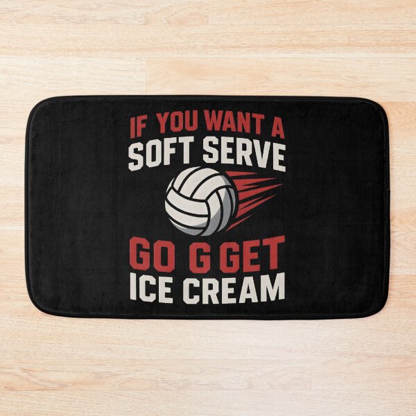 Item preview, Retro If You Want A Soft Serve Go Get Ice Cream Volleyball designed and sold by hemagamo.
