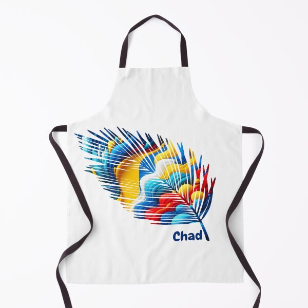 Item preview, Abstract Chad Flag – Feather Design designed and sold by ArteJorge48.