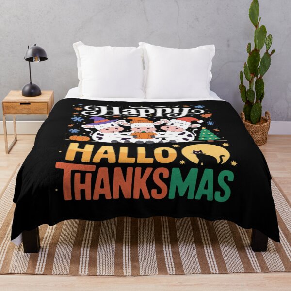 Item preview, Happy Hallothanksmas Moo Cow Lover Funny Holiday  designed and sold by MyzoToyota.