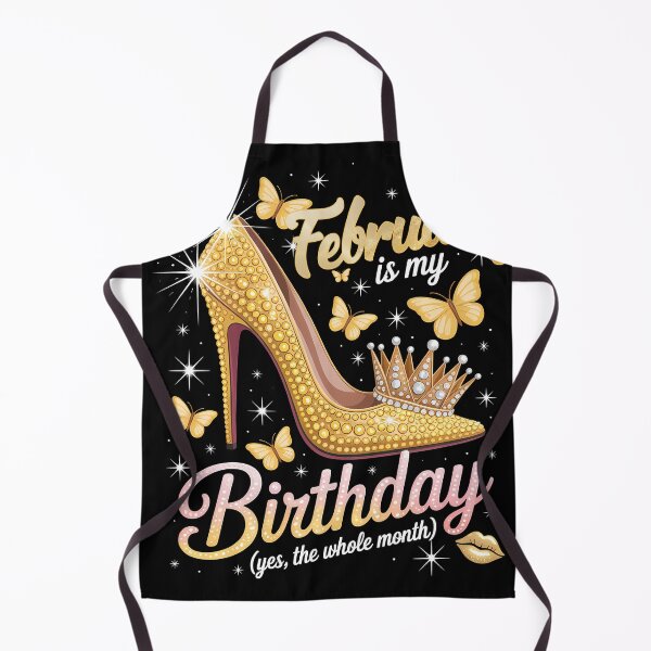 Item preview, February Queen Born Sparkle High Heel & Crown Birthday Whole Month designed and sold by KristenosNehk.