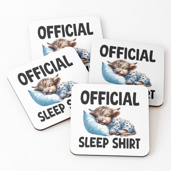 Item preview, Official Sleep Highland Cow designed and sold by ImeldaSparks.